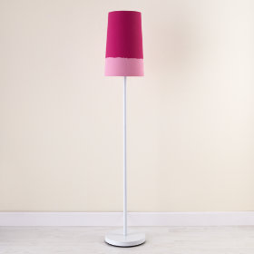 Lighten Up Pink Floor Shade (Shown with White Base)