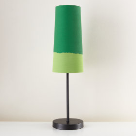 Lighten Up Green Table Shade (Shown with Graphite Base)