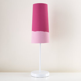 Lighten Up Pink Table Shade (Shown with White Base)