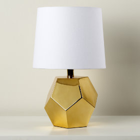 Between a Rock and a Lamp Base (Gold)