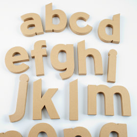 Crafty Kraft Paper Letters