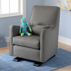 Luca Glider & Ottoman (Charcoal)