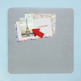 Square 12 Magnet Board (Silver)