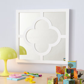 My Lucky Four-Leaf Mirror (White)