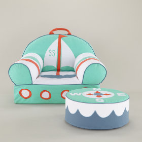 Sailboat Nod Chair and Ottoman