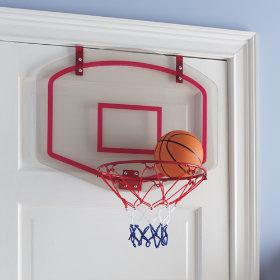 Stop and Pop Basketball Hoop