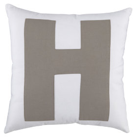 ABC Throw Pillows (Letter H)