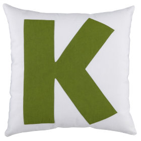 ABC Throw Pillows (Letter K)