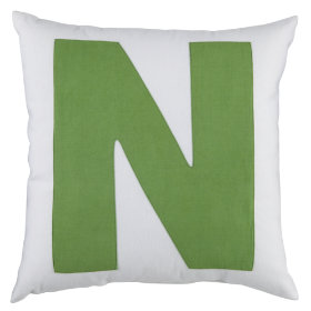 ABC Throw Pillows (Letter N)