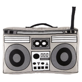 Boom Box Throw Pillow
