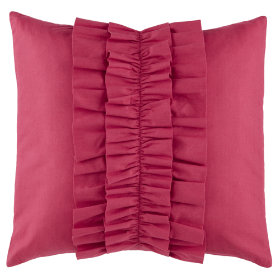 Hot Pink Ruffle Pillow