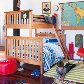 Simple Twin-Over-Full Bunk (Natural)