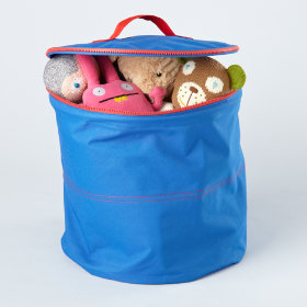Blue Grab Bag Storage Bin