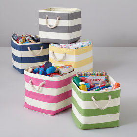 Stripes Around the Cube Bin