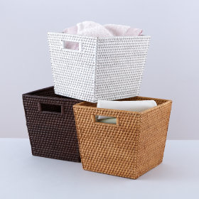 Rattan I Am Cube Basket