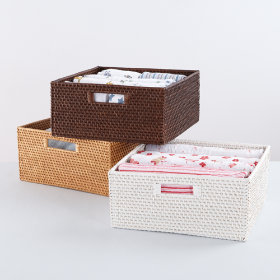 Rattan I Am Large Changer Basket