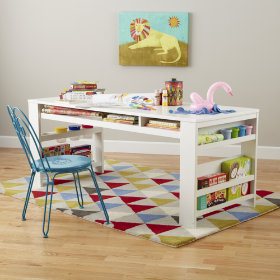 Compartment Department Play Table (White)