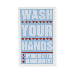 Wash Your Hands Framed Wall Art