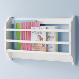 Bin There Done That Wall Book Bin (White)