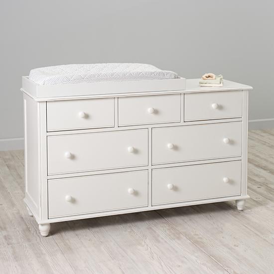 7Drawer Jenny Lind White Changing Table The Land of Nod