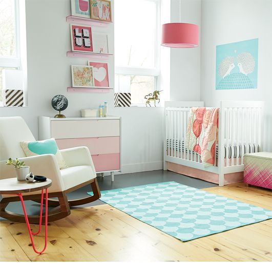 Candy Kisses Girls Nursery Ideas | The Land of Nod