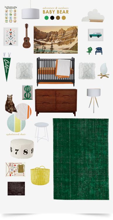 Baby Bear Boys Nursery | The Land of Nod