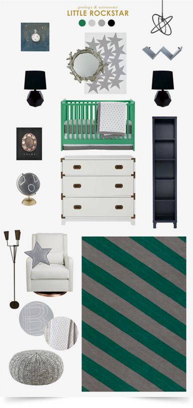 Little Rockstar Nursery Design | The Land of Nod