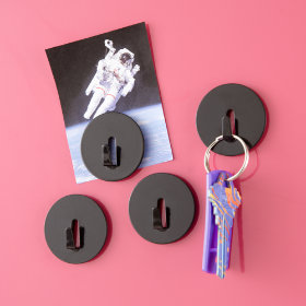 Mini Spot On Magnet Hooks (Black)